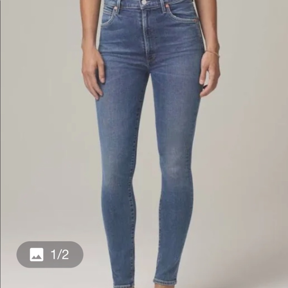 NWT Citizens of Humanity Chrissy High Rise Skinny Jeans